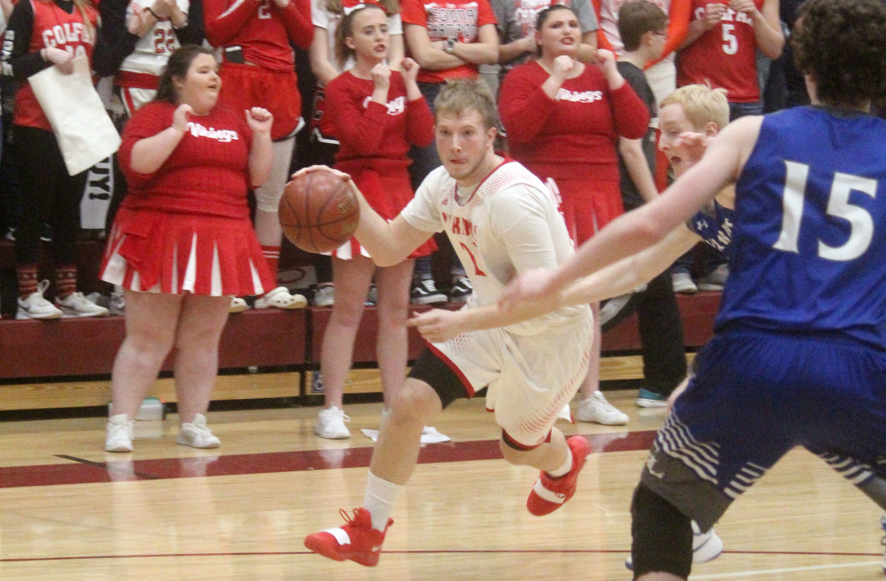 Colfax vs Clear Lake boys basketball 3-7-19
